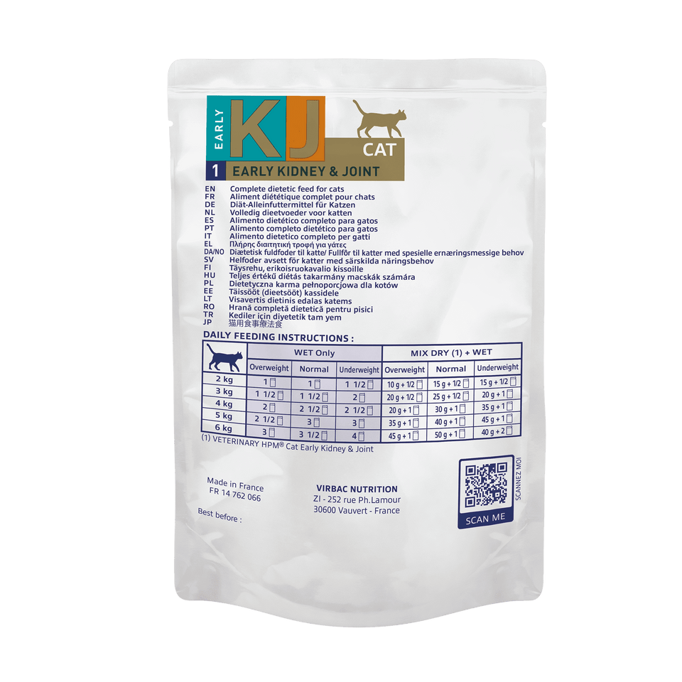 Veterinary HPM Early Kidney & Joint húmeda para gatos - Imagen 3