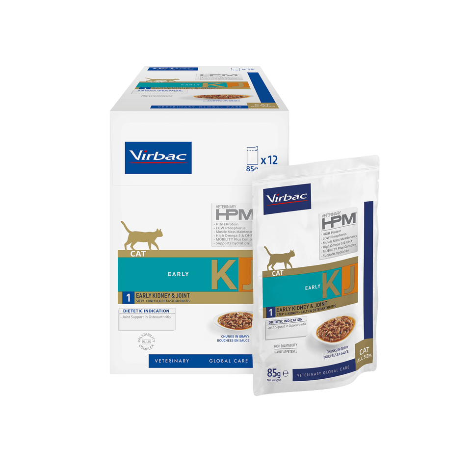 Veterinary HPM Early Kidney & Joint húmeda para gatos