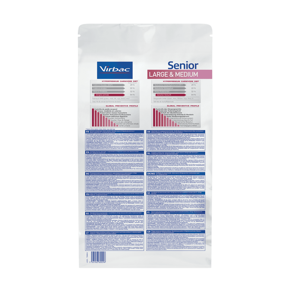 Veterinary HPM Senior Dog Large & Medium - Imagen 2